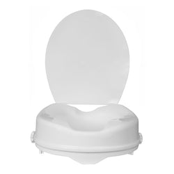 Raised Toilet Seat With Lid