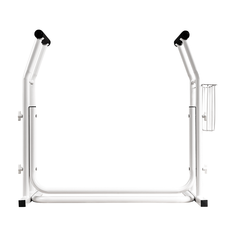 Toilet Surround Support Rails, with Basket