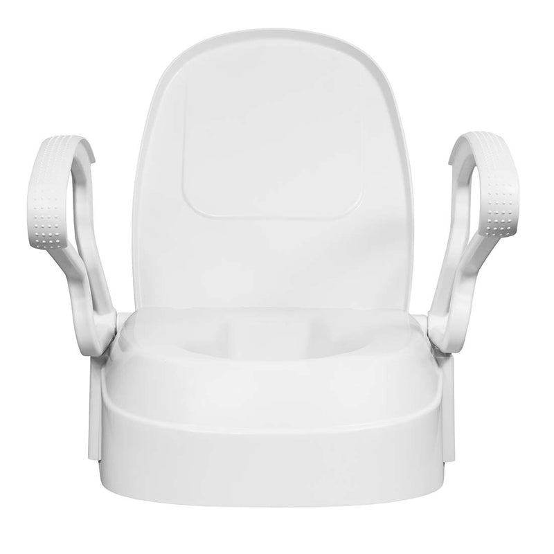 Toilet Seat Raiser With Armrests, Adjustable Hight