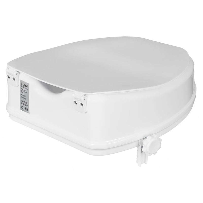 Raised Toilet Seat With Lid